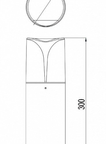 Ландшафтный светильник Maytoni Piccadilly O017FL-01B