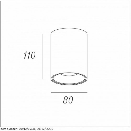 Потолочный светильник Lucide Bentoo-Led 09912/05/31