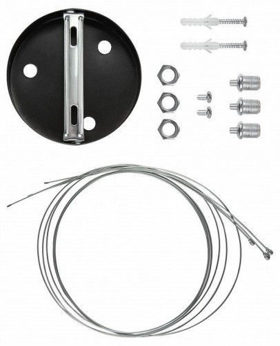 Подвесной светодиодный светильник Geometria ЭРА Delta SPO-153-B-40K-030 30Вт 4000К черный Б0050579