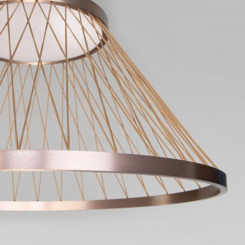 Подвесной светодиодный светильник Eurosvet Cesta 40017/1 LED коричневый Подвесной светодиодный светильник Eurosvet Cesta 40017/1 LED коричневый