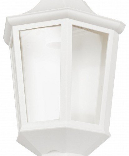 Настенный фонарь ЭРА уличный НБУ 06-60-003 У1 белый прозр.