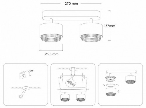 Спот Ambrella light Techno Spot TN71285