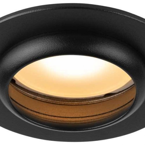 Светильник встраиваемый алюминиевый ЭРА KL109 BK под лампу MR16 GU5.3 черный матовый Б0061826