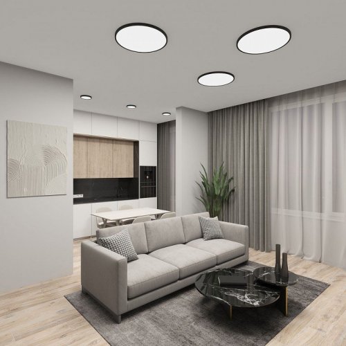 Потолочный светильник Denkirs THIN DK6520-BK