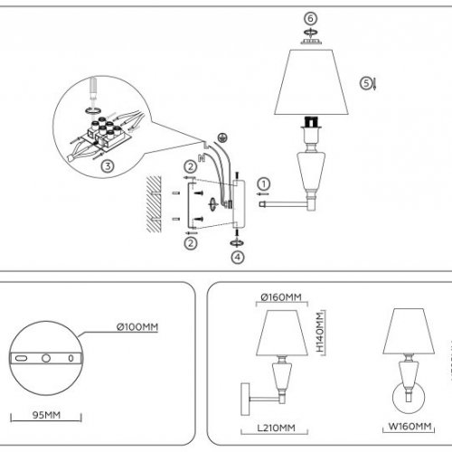 Бра High Light LH75259 Бра High Light LH75259