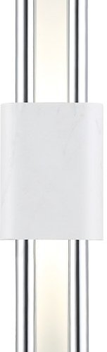 Настенный светодиодный светильник Crystal Lux CARTA AP6W LED WHITE/CHROME Настенный светодиодный светильник Crystal Lux CARTA AP6W LED WHITE/CHROME