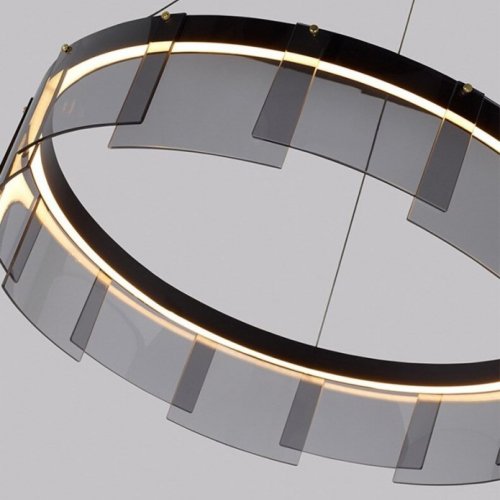 Подвесная люстра Stratos D8825P/M black/smoky Подвесная люстра Stratos D8825P/M black/smoky