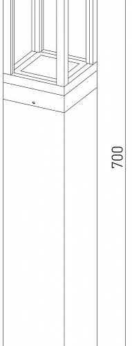 Ландшафтный светодиодный светильник Elektrostandard Frame 1529 TECHNO LED a072092