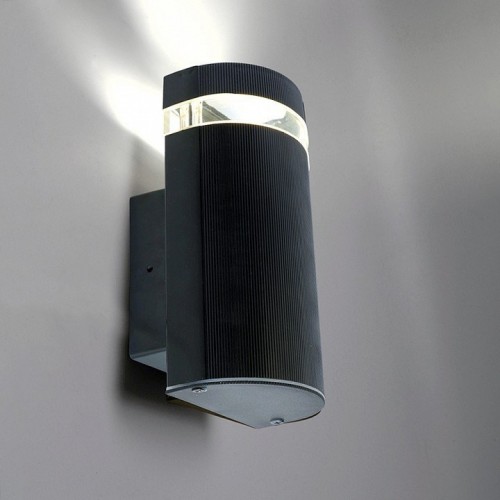 Светильник садово-парковый Feron.ONE DH1701-P, на стену вверх,  GU10 220-240V, черный пластик