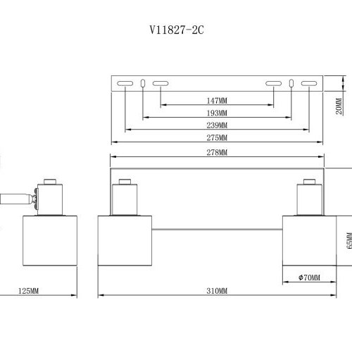 Спот Malet V11827-2C Спот Malet V11827-2C