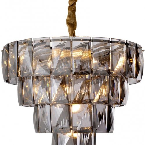 Подвесная люстра DeLight Collection Amazone KG1113P-7 chrome/smoky