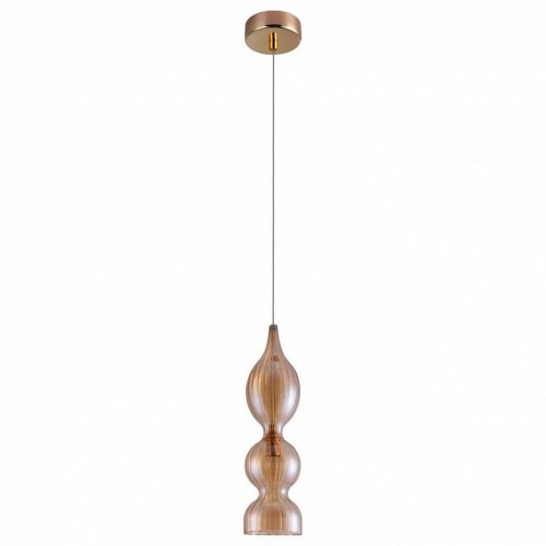 Подвесной светильник Crystal Lux Iris SP1 B Amber