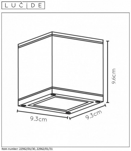 Потолочный светильник Lucide Aven 22963/01/31
