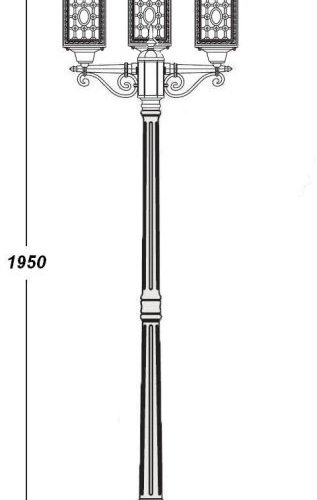 Наземный фонарь Oasis Light 64808SB Bl