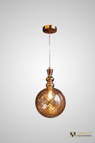 Подвесной светильник AM-Group AM354 AM354-D130 AMBER