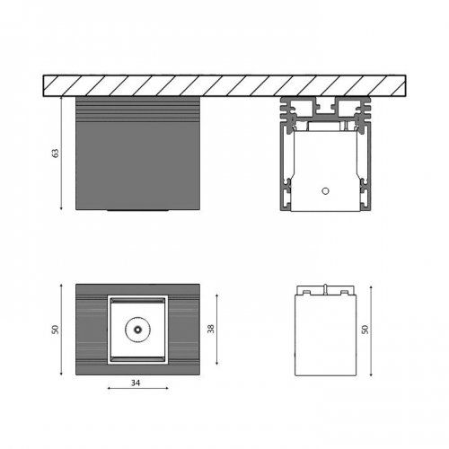 Трековый светильник DesignLed SY SY-601231-BL-2-NW Трековый светильник DesignLed SY SY-601231-BL-2-NW