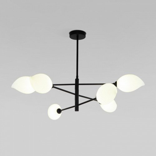 Люстра на штанге Eurosvet Sinki 30189/6 черный Люстра на штанге Eurosvet Sinki 30189/6 черный