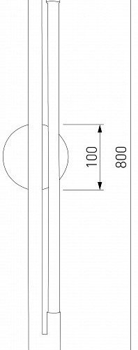 Настенный светильник Eurosvet Talus 50265 LED латунь