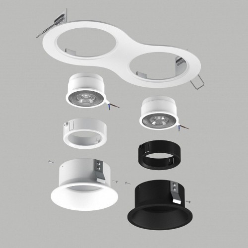 Встраиваемый светильник Lightstar Domino D6260607WBMOD