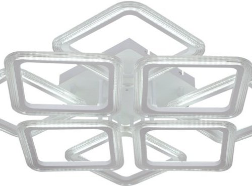 Потолочная светодиодная люстра Reluce 09826-3.3-4+4B WH Потолочная светодиодная люстра Reluce 09826-3.3-4+4B WH