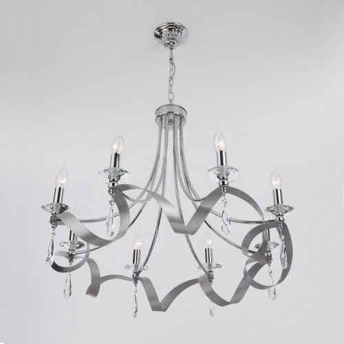 Подвесная люстра Eurosvet 60064/8 хром