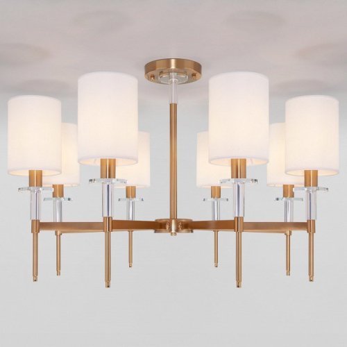 Люстра на штанге Eurosvet Brielle 60132/8 латунь Люстра на штанге Eurosvet Brielle 60132/8 латунь