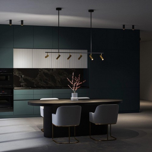 Спот Eurosvet Barre 20252/6 LED черный/латунь