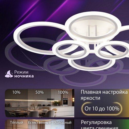 Потолочная люстра Natali Kovaltseva Home LED LAMPS 81439 Потолочная люстра Natali Kovaltseva Home LED LAMPS 81439