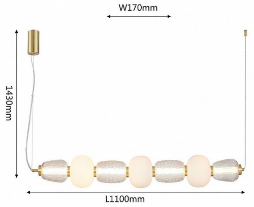 Подвесная светодиодная люстра Favourite Bella 4057-3P Подвесная светодиодная люстра Favourite Bella 4057-3P