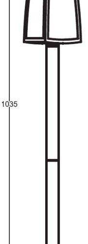 Наземный фонарь Oasis Light UNITE 2736-1000Cl Bl Наземный фонарь Oasis Light UNITE 2736-1000Cl Bl