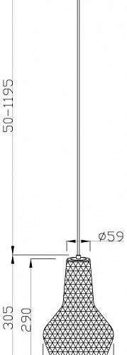 Подвесной светильник Maytoni P054PL-01B1 Подвесной светильник Maytoni P054PL-01B1