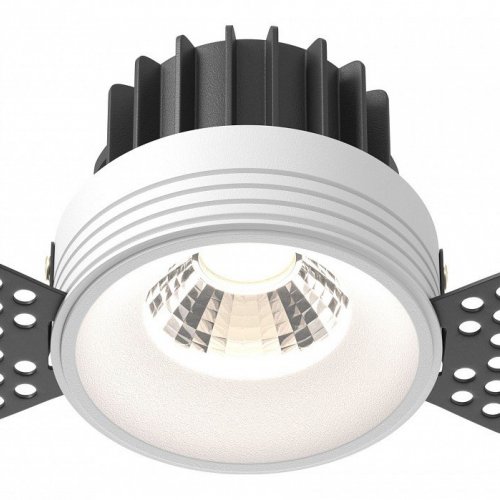 Точечный светильник Maytoni Round DL058-12W4K-TRS-W