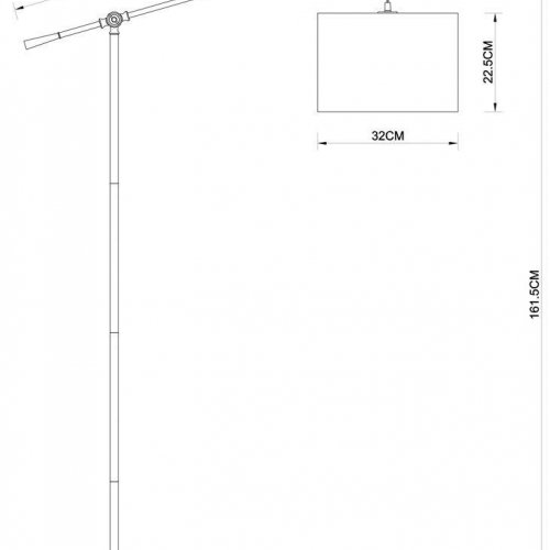 Торшер Arte Lamp Dylan A4054PN-1PB