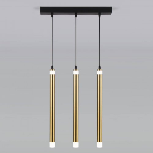 Подвесной светодиодный светильник Eurosvet Maestro 50133/3 LED бронза