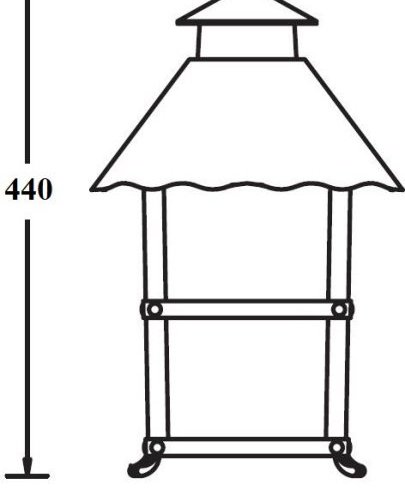 Потолочный светильник уличный CAIOR 2 81405A Gb Потолочный светильник уличный CAIOR 2 81405A Gb