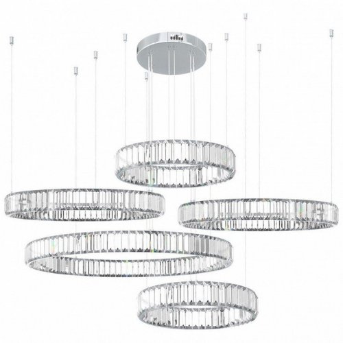 Подвесной светильник Loft IT Crystal ring 10135/5 Chrome Подвесной светильник Loft IT Crystal ring 10135/5 Chrome