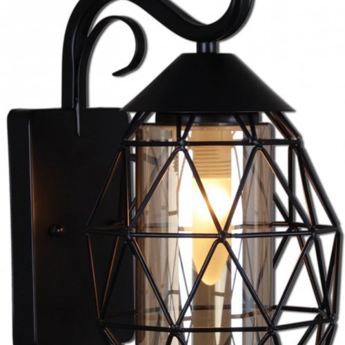 Уличный настенный светильник Reluce 08282-9.2-001U BK Уличный настенный светильник Reluce 08282-9.2-001U BK