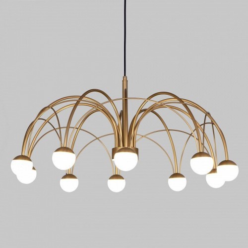 Подвесная люстра Eurosvet Ragno 90030/10 LED золото