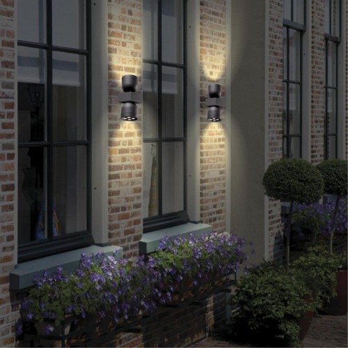 Уличный настенный светодиодный светильник Novotech Galeati 358114