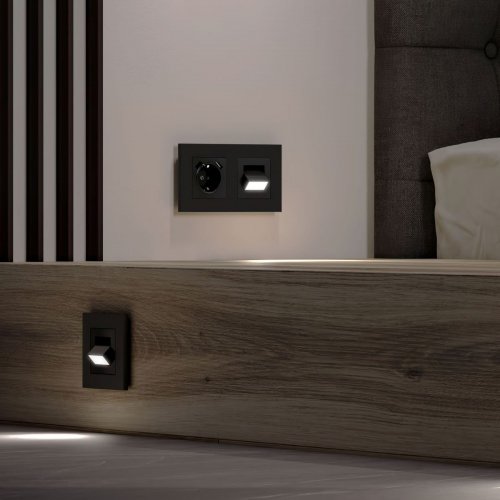 Встраиваемая LED подсветка Werkel Turn черный матовый W1154708 4690389199189