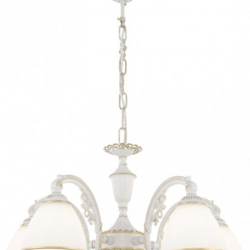 Подвесная люстра AM341837 341837/5 WT+G Подвесная люстра AM341837 341837/5 WT+G