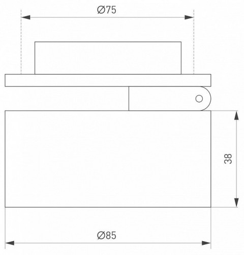 Встраиваемый светильник Arlight POT 045780