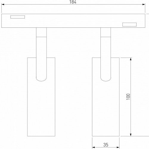 Светильник на штанге Elektrostandard Slim Magnetic a063527