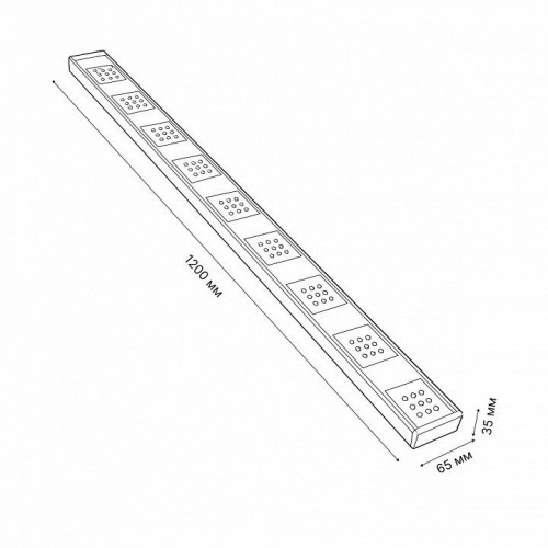 Накладной светильник Uniel ULO-EL120 UL-00010693