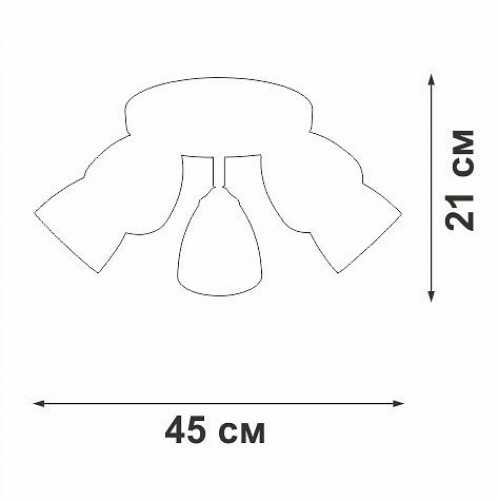 Потолочная люстра Vitaluce V4355-0/5PL