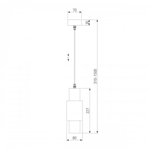Подвесной светодиодный светильник Eurosvet Bento 50204/1 матовое серебро/матовое золото