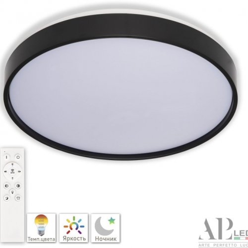 Потолочный светильник APL LED Toscana 3315.XM302-2-328/18W Black