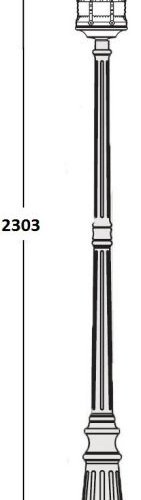 Наземный фонарь BARSELONA 81209 Gw