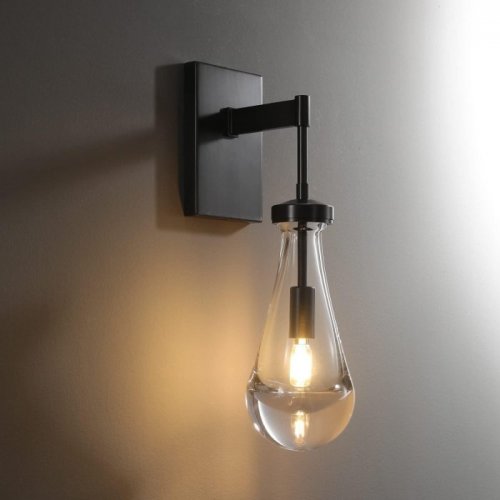 Бра Raindrop MT9093-1W black brushed gold