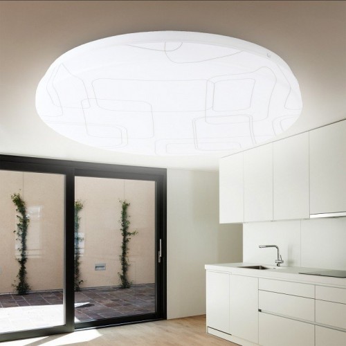 Потолочный светодиодный светильник ЭРА Slim без ДУ SPB-6 Slim 2 18-6K Б0050380